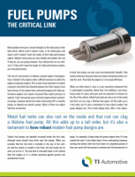Technical Article - Fuel Pumps